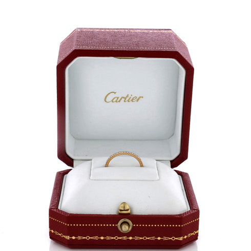 Etincelle de Cartier Eternity Wedding Band Ring 18K Yellow Gold and Diamonds 1.5mm