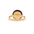 B Blossom Ring 18K Yellow Gold and 18K White Gold with Onyx and Diamonds