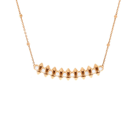 Clash de Cartier Pendant Necklace 18K Rose Gold with Diamonds