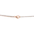 Love 3 Ring Pendant Necklace 18K Rose Gold and 18K White Gold with 6 Diamonds