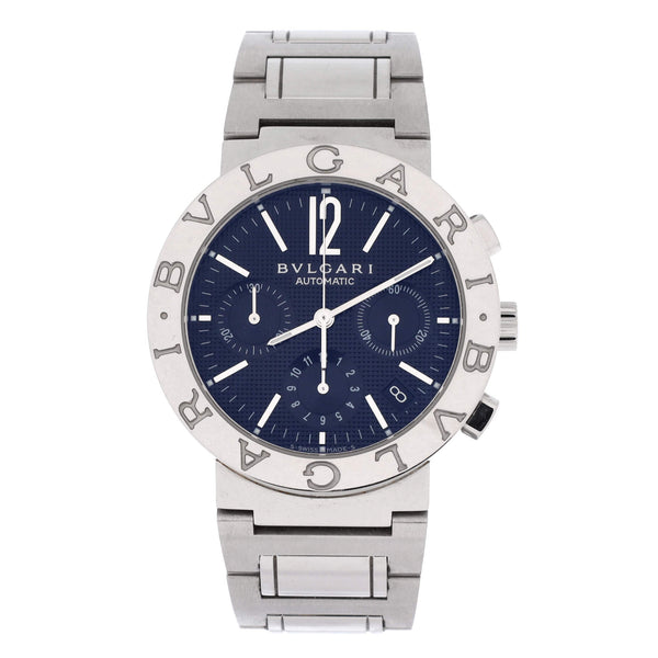 Bvlgari Bvlgari Chronograph Automatic Watch Stainless Steel 38
