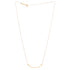T Smile Pendant Necklace 18K Yellow Gold Small