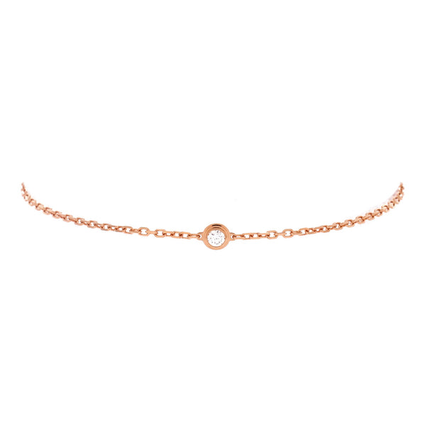 D'Amour Bracelet 18K Rose Gold and Diamond Small