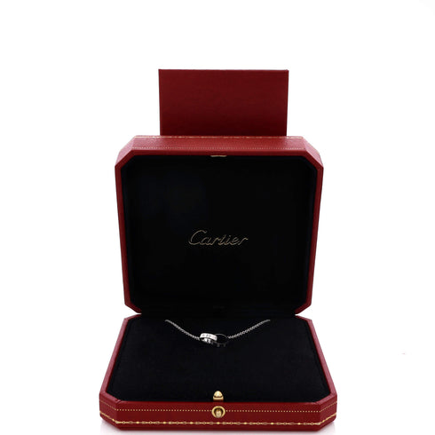Love Interlocking Necklace 18K White Gold