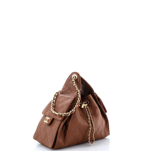 25 Hobo Bag Quilted Caviar Small