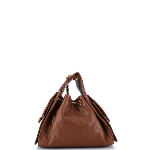 25 Hobo Bag Quilted Caviar Small