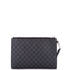 Night Courrier Pouch GG Coated Canvas with Applique