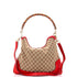 Diana Bamboo Shoulder Bag GG Canvas Medium