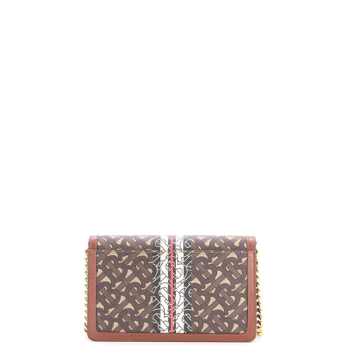 TB Flap Bag Monogram E-Canvas Small