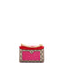Padlock Shoulder Bag GG Coated Canvas and Leather Small