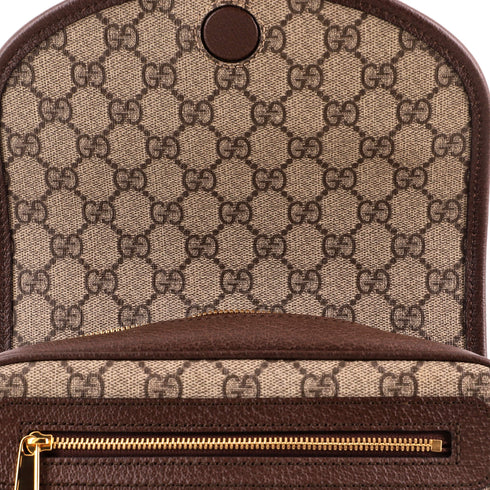 Ophidia Flap Shoulder Bag GG Coated Canvas Small