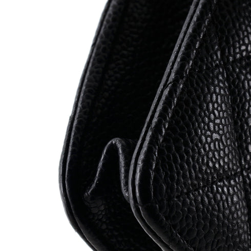 Wallet on Chain Quilted Caviar