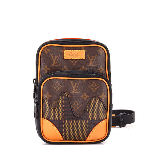 Nigo Amazone Sling Bag Limited Edition Giant Damier and Monogram Canvas