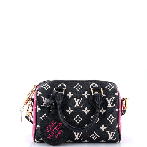 Speedy Bandouliere Bag Spring in the City Monogram Empreinte Leather 20