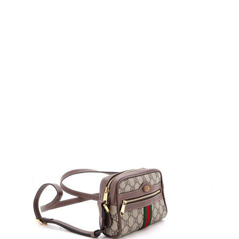 Ophidia Shoulder Bag GG Coated Canvas Mini