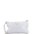 Zip Flat Pouch Shoulder Bag Leather