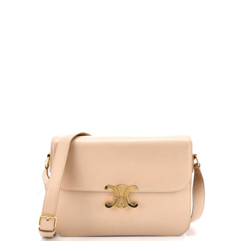 Triomphe Shoulder Bag Smooth Calfskin Large