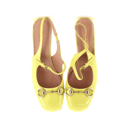 Women's Horsebit Slingback Pumps Patent