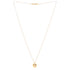 Heart Lock Pendant Necklace 18K Yellow Gold