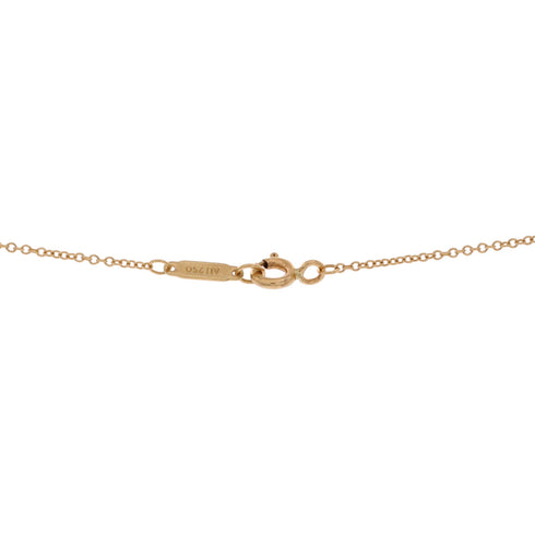 Heart Lock Pendant Necklace 18K Yellow Gold