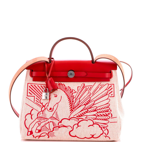Herbag Zip Pegase Pop Toile and Leather 31