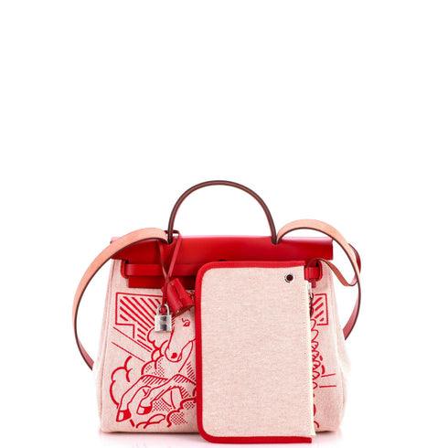 Herbag Zip Pegase Pop Toile and Leather 31