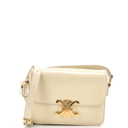 Triomphe Shoulder Bag Smooth Calfskin Teen