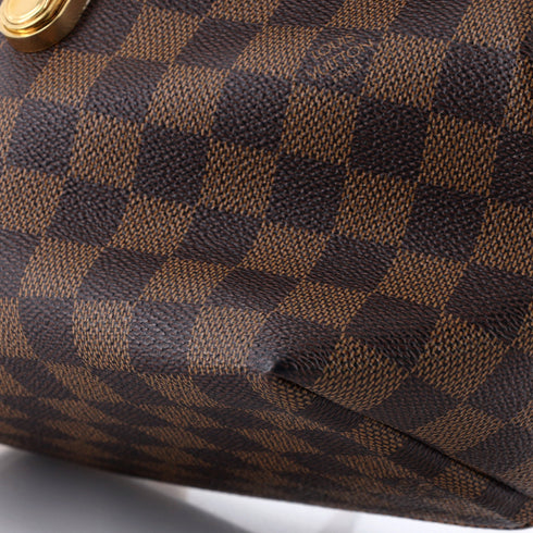 Clapton Backpack Damier and Leather