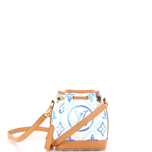 Noe NM Handbag By The Pool Monogram Watercolor Giant Nano