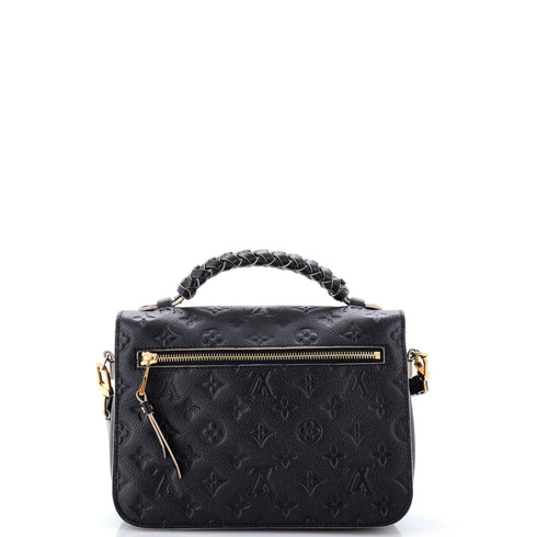 Braided Handle Pochette Metis Monogram Empreinte Leather