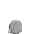 Round Clutch with Chain Quilted Caviar Mini