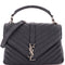 Classic Monogram College Bag Matelasse Chevron Leather Medium