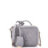 Filigree Vanity Case Quilted Caviar Small