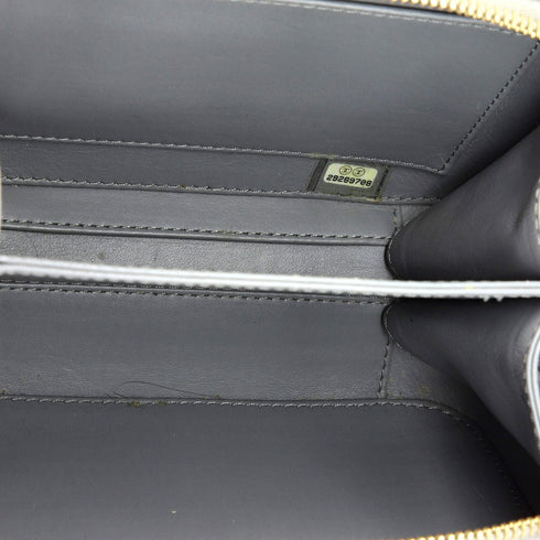Filigree Vanity Case Quilted Caviar Small