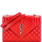 Classic Monogram Envelope Satchel Mixed Matelasse Leather Medium