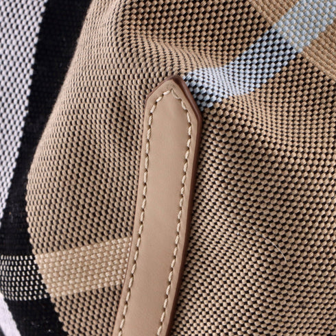 Beach Tote Vintage Check Canvas XL