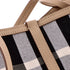 Beach Tote Vintage Check Canvas XL
