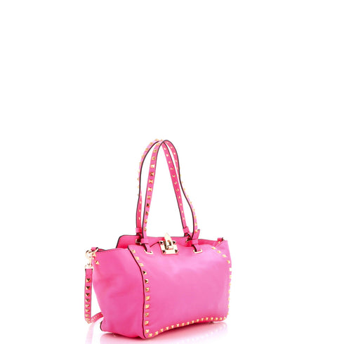 Rockstud Tote Soft Leather Small