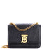 TB Flap Chain Bag Monogram Embossed Leather Small