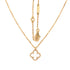 Sweet Alhambra Pendant Necklace 18K Yellow Gold and Mother of Pearl