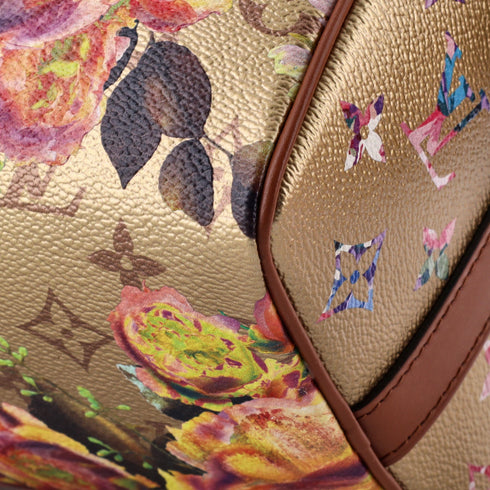 Speedy Bandouliere Bag Limited Edition Flowers Monogram Canvas 25