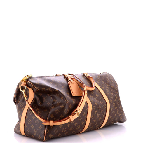 Keepall Bandouliere Bag Monogram Canvas 55
