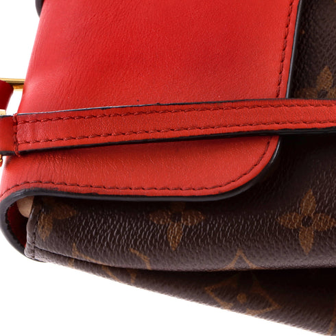 Locky Handbag Monogram Canvas with Leather BB