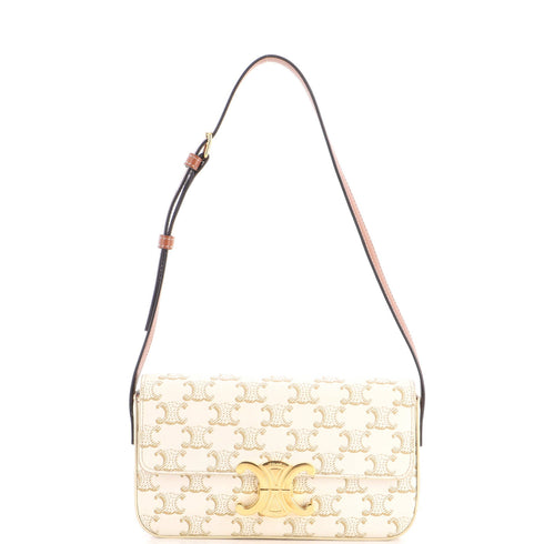 Triomphe East-West Shoulder Bag Triomphe Coated Canvas