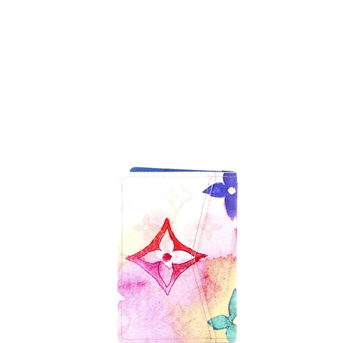 Pocket Organizer Limited Edition Monogram Watercolor Canvas