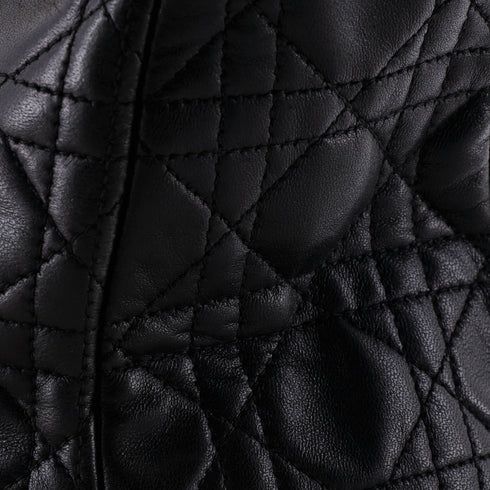 Vintage Lady Dior Bag Cannage Quilt Lambskin Large