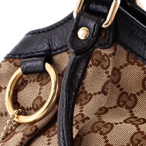 Sukey Tote GG Canvas with Leather Medium