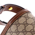 Horsebit 1955 Shoulder Bag GG Coated Canvas with Leather Small