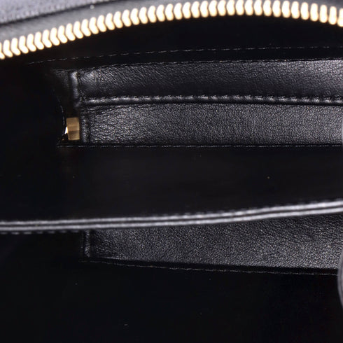 Filigree Vanity Case Quilted Caviar Small