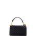Logo Top Handle Boy Flap Bag Quilted Calfskin Old Medium
